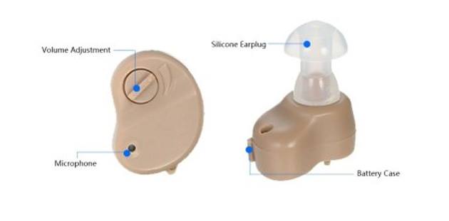 Super Mini Ακουστικό Ενίσχυσης Ακοής & Βοήθημα Βαρηκοΐας Axon ITE Κ80-V20 Original